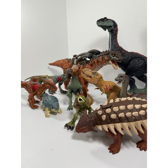 Jurassic World Mixed Lot Dinosaur Action Figures Hasbro & Mattel Battle Damaged - Picture 6 of 15